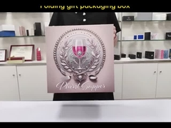 Katlanabilir Düz Paket Manyetik Hediye Kutuları Manyetik Kapalı Lüks Katlanabilir Kutu