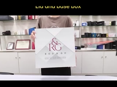 Lüks Yüz Temizleyici Masaj Makinesi Kağıt Paketi 2 Parça Sağlam Kalkış Kapak Ödül Kutusu