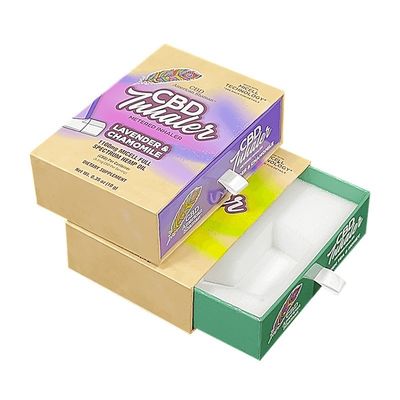 4C/UV/Laminasyon/Embossing/Stamping Meterd Inhaler Kağıt Kaydırıcı Paket Kutusu Köpüklü