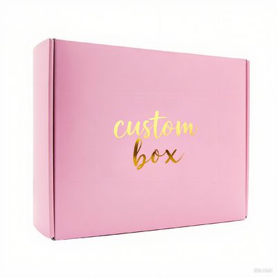 Toptan Satılabilir Oluklu Kağıt Kozmetik Posta Kutusu Katlanabilir E-ticaret Nakliye Kutuları Parfüm Kirpik Mat Laminasyon İçin