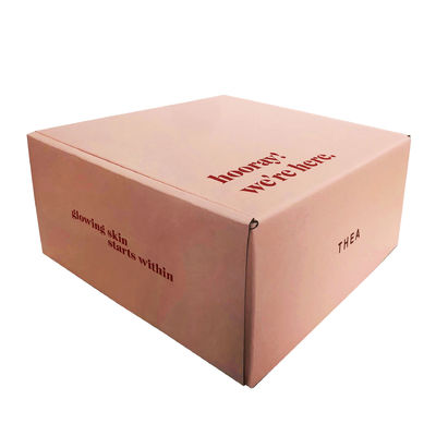 CMYK Renkli Karton Postacı Nakliye Kutuları Mükemmel El Yapımı Kağıt Kutu Paketleme