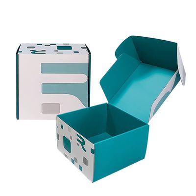 Dalgalanmış flüt 9x6x2 Özel sipariş 9x6x2 Hediye Kutusu Paketleme Geri dönüştürülmüş kağıt Nakliye
