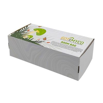 Büyük Kağıt Posta Kutusu Matt / Parlak Laminasyon Uzun Meyve Nakliye Kutuları