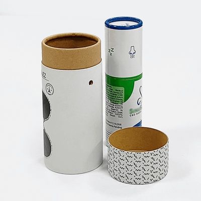 Geri dönüştürülmüş kağıt posta kutuları Paketleme Özel yuvarlak mum kutuları