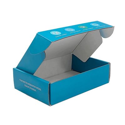 Özel Katlanabilir Kağıt Kutusu Kraft Gömülü Kağıt Karton Posta Paket Kutusu