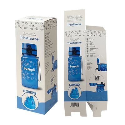 32oz 40oz 50oz Tumbler Paket Kutusu Özel Ters Tuck End Kutusu