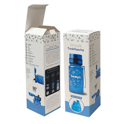 32oz 40oz 50oz Tumbler Paket Kutusu Özel Ters Tuck End Kutusu