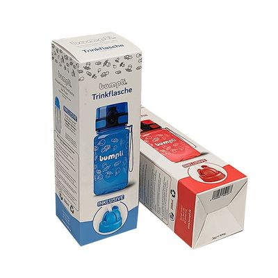 32oz 40oz 50oz Tumbler Paket Kutusu Özel Ters Tuck End Kutusu