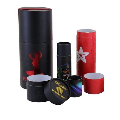10ml 30ml 50ml tüp ambalaj kutusu mumlar için yuvarlak silindir kozmetik