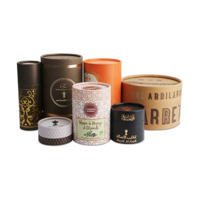 10ml 30ml 50ml tüp ambalaj kutusu mumlar için yuvarlak silindir kozmetik