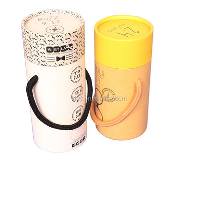 10ml 30ml 50ml tüp ambalaj kutusu mumlar için yuvarlak silindir kozmetik