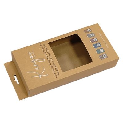 CMYK baskı ile özel Asılı Tab Kağıt Perakende Ekran Paketleme Kutuları