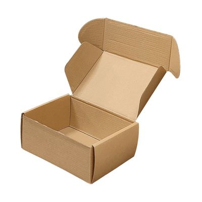 Özel Kraft Kağıt Posta Kutusu Paketleme Geri Dönüştürülebilir Dalgalanmış Karton Posta Kutusu