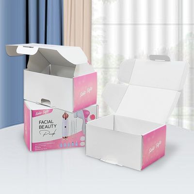 Elektrikli Temizlik Aracı Kütesi için Pembe Geri Dönüştürülebilir Düz Paket Paket Kutuları