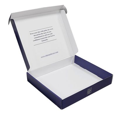 Geri dönüştürülebilir dikdörtgen kağıt posta kutusu paketleme süveter bluz gömlek ve pantolon için