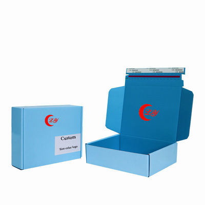 CMYK Renkli Offest Baskı E Ticaret Paketleme Kutusu Özel Logo ve Boyut