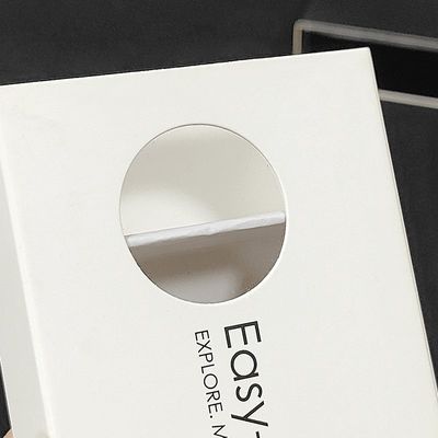 Geri dönüştürülmüş Sert Küçük Kağıt Kutusu Paketleme UV Finish Özel Kaydırma Kutusu Paketleme