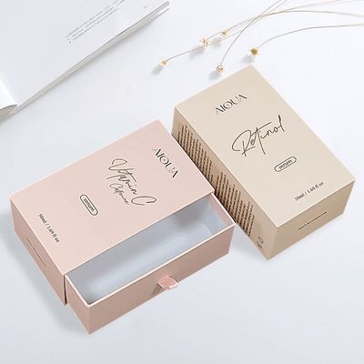 Göz Gölgesi 50ml 1.69oz Kişiselleştirilmiş Saç Sakal Parfüm Essential Oil Flakon Kutuları Paketleme Cam Damla Şişe Sert Kutu