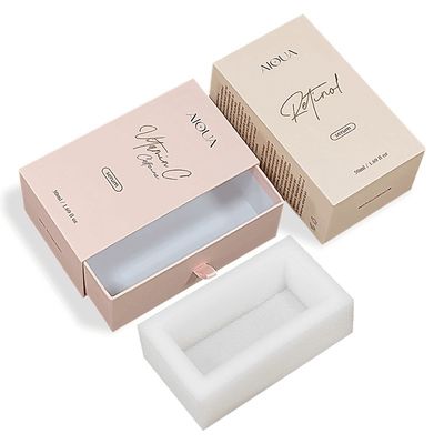 Göz Gölgesi 50ml 1.69oz Kişiselleştirilmiş Saç Sakal Parfüm Essential Oil Flakon Kutuları Paketleme Cam Damla Şişe Sert Kutu