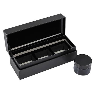 Kağıt Clamshell Flip Top Mum Kutusu Paketleme Lüks Üç Mum Seti Hediye Sanayi