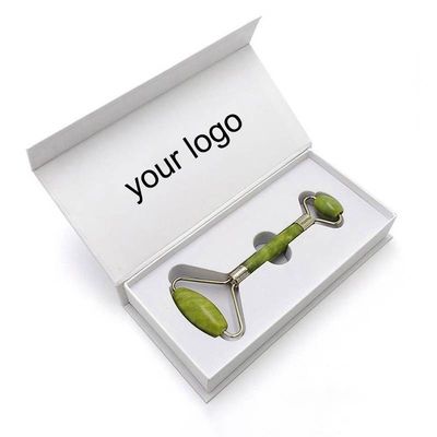 Kitap Flap Kutusu Özel Logo Yazdırılmış Guasha Jade Gua Sha Roller Aracı için Manyetik Sert Kutusu