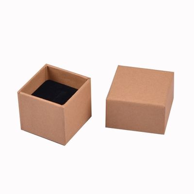 Dayanıklı ve Şık Karton Paket Kutusu Mücevher Düğün Yüzüğü Kağıt Kutusu