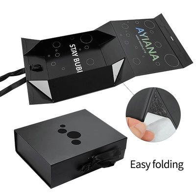 157art Kağıt 2mm Karton Mıknatıs Kapalı Elegant Katlanabilir Hediye Kutuları