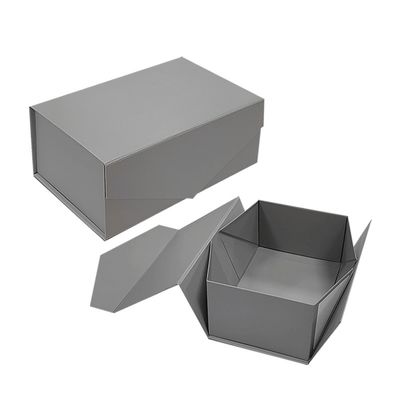 Özel Giysi Manyetik Paket Kutusu Matt / Parlak Laminasyon Dörtgen Şekil