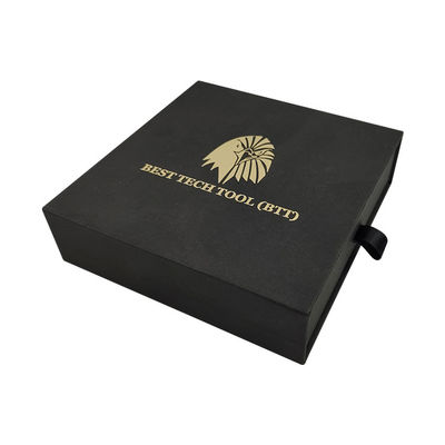 Şık Geri Dönüştürülmüş Çekmece Paket Kutusu Lüks Kağıt Paketli Hediye Kutusu