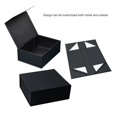 Peruklar için geri dönüştürülebilir manyetik ambalaj kutusu Magnetik kapalı katlanabilir kutu