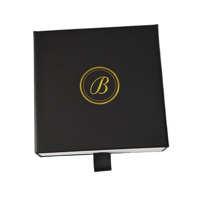 Lüks Özel Logo Mücevher hediye kutusu Paketleme Ürünleri Gömülü Karton Kağıt Tipi