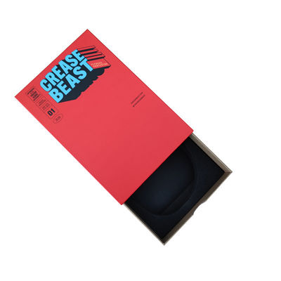 Geri dönüştürülebilir CMYK/PANTONE Baskı Son Lüks Ambalaj için Kırmızı Manyetik Kutu Hediye Seti
