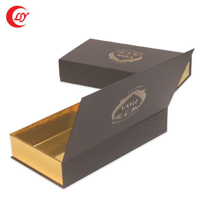Altın Paketleme Siyah Kırmızı Kaviar Teneke Kavanoz hediye seti karton ambalaj ve kol ile