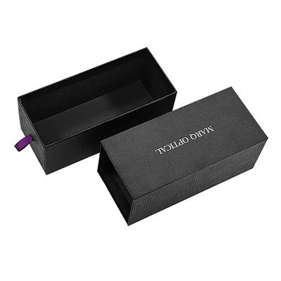 Elegant keten desenini çıkartıp kaydırma logosu paketleme için gümüş folyo damgalanmış kutular