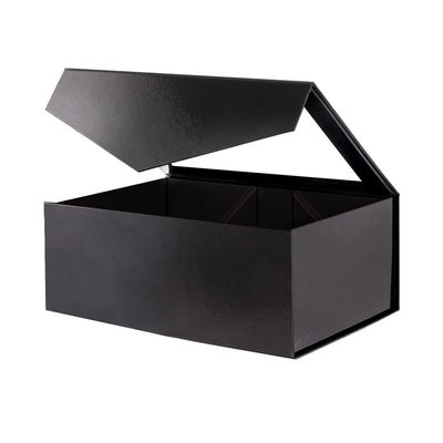 Özel Flip Top PVC Pencere Kağıdı Paketleme Açık Kapaklı Pencereli Büyük Manyetik Kapama Hediye Kutusu