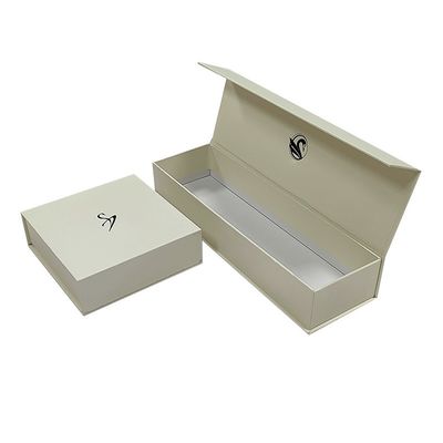 Kitap Şekli Manyetik Kutu Kağıt Malzemesi Mücevherler için Özel Manyetik Hediye Paketleme Kutusu