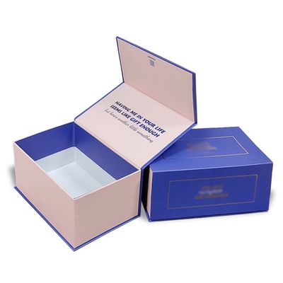 Özel Ekran Baskı Logo Beyaz Plain Magnetik Katlanabilir Hediye Kutusu İhtiyaçlarınız İçin