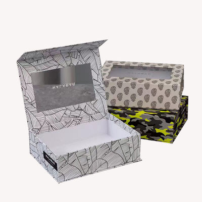 Özel Magnetik Kitap Şekilli Kutu Parfüm Şişesi PVC Pencereli Paket Kağıt Hediye Kutusu