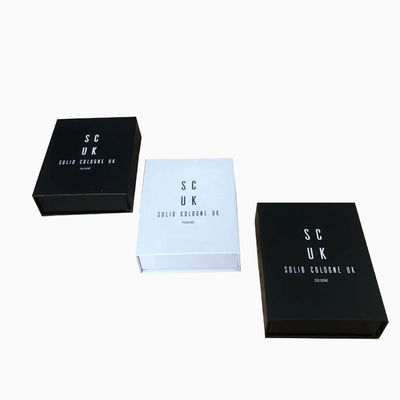 4C/UV/Laminasyon/Embossing/Stamping Finish Perfume için özel manyetik kitap şeklinde kutu