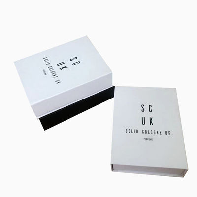 4C/UV/Laminasyon/Embossing/Stamping Finish Perfume için özel manyetik kitap şeklinde kutu