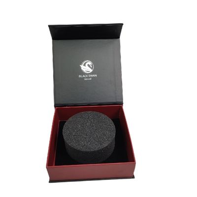 Endüstriyel Hediye Sanat Güzel Manyetik Flap Kapak Bağlama Kemeri Kağıt Paket Kutusu Logo ile