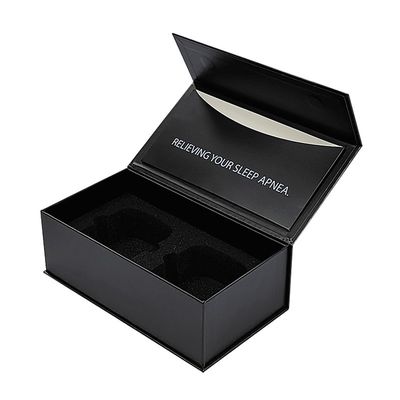 Damgalama Baskı İşleme Kitap şeklindeki manyetik kutu köpük ve 1200gm karton