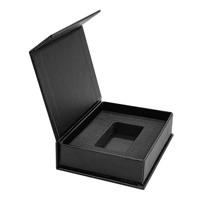 Örnek Mat İş VIP Kart Paketleme Fotoğraf Çerçeve Magnetik Flip Kapalı Kağıt Kutusu
