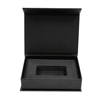 Örnek Mat İş VIP Kart Paketleme Fotoğraf Çerçeve Magnetik Flip Kapalı Kağıt Kutusu