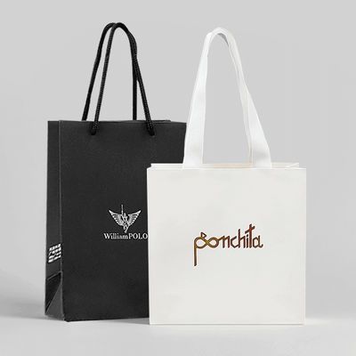 Custom Mat Laminated Retail Euro Tote Bag 250g 300g Kağıt Tote Baglar