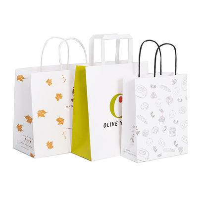 OEM Kumaş Giyim Ayakkabılar Kağıt Çanta Özel Lüks Alışveriş Çantaları