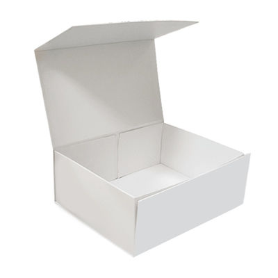 Özel Katlanabilir Flip Kağıt Kutusu Die Cut Top Otomatik Kilit Alt Ekran Kağıt Kutusu Beyaz Ters Katlanabilir Son Paketleme Kutusu