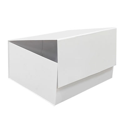 Özel Katlanabilir Flip Kağıt Kutusu Die Cut Top Otomatik Kilit Alt Ekran Kağıt Kutusu Beyaz Ters Katlanabilir Son Paketleme Kutusu