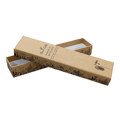 Kağıt Lüks Tasarım Sanat Fildişi Kağıt Kapağı ve Temel Karton Mücevher Paketleme Köpüklü Hediye Kutusu