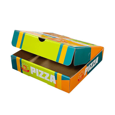 Geri dönüştürülmüş özel logo kraft kağıt dalgalanmış ambalaj katlanabilir patates kızartması patates cipsi pizza kutusu ambalaj götürülebilir kutular